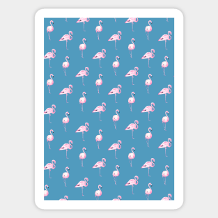 Flamingo, Flamingos pattern, Print, Tropical, Bird, Pattern, Funny art, Modern art, Wall art, Print, Minimalistic, Modern Sticker